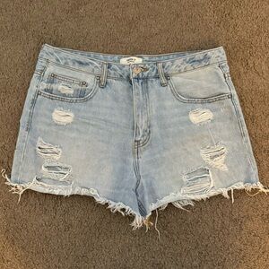 Forever 21 Blue Jean Shorts